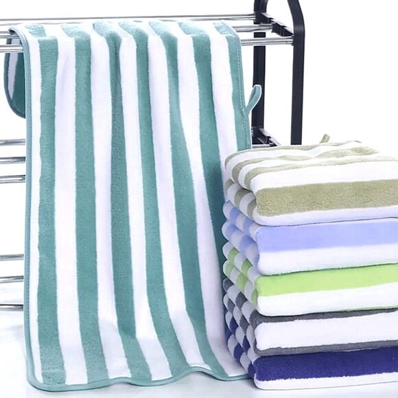 Jules Striped Teal Green Small Dog Puppy Security Blanket Gift Packaged - Picture 3 of 7